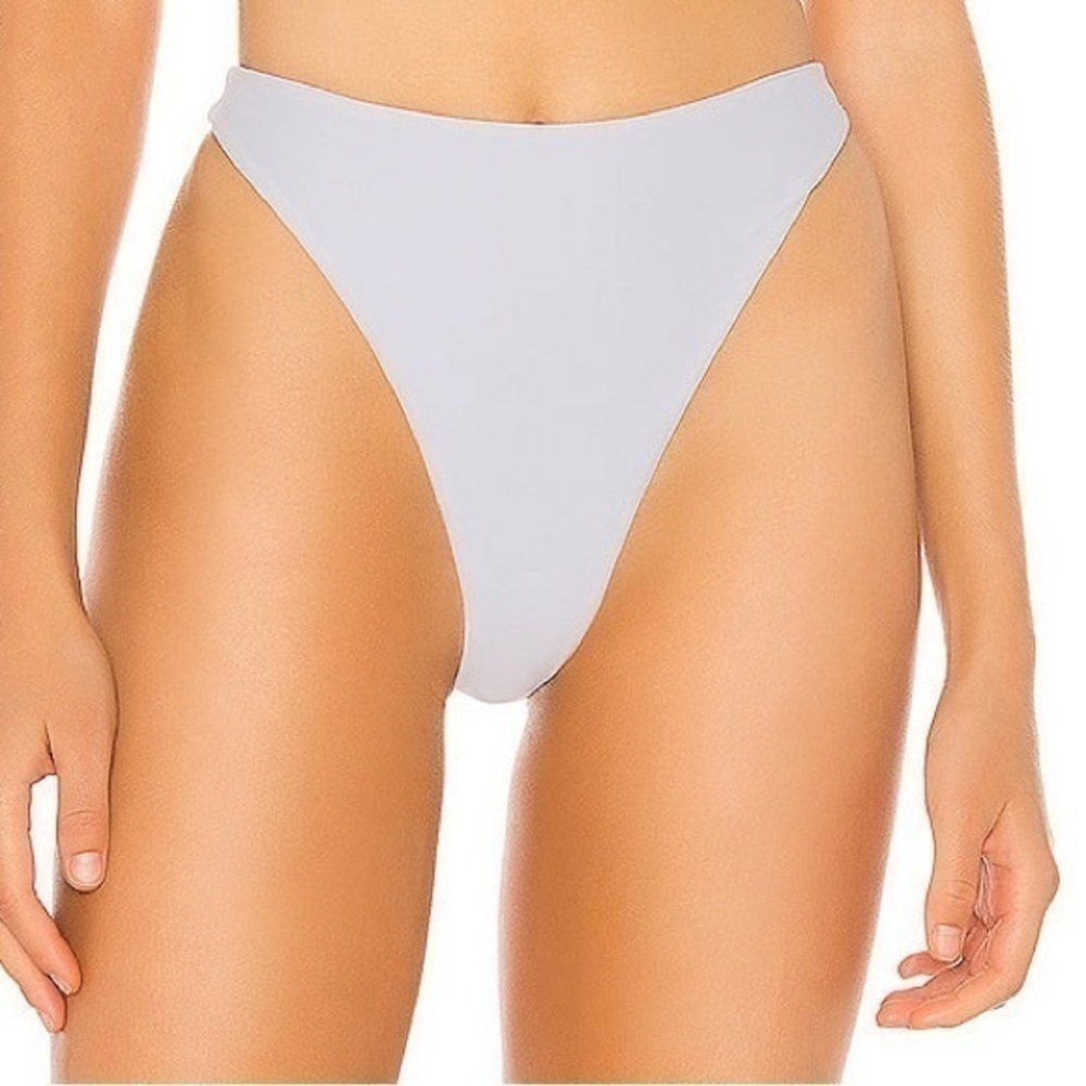 NWT Tularosa high Rise Bikini Bottom Lavender Ice size medium